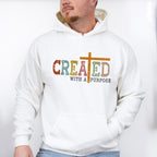 Created With A Purpose - Christianity Unisex Crewneck T-Shirt Sweatshirt Hoodie