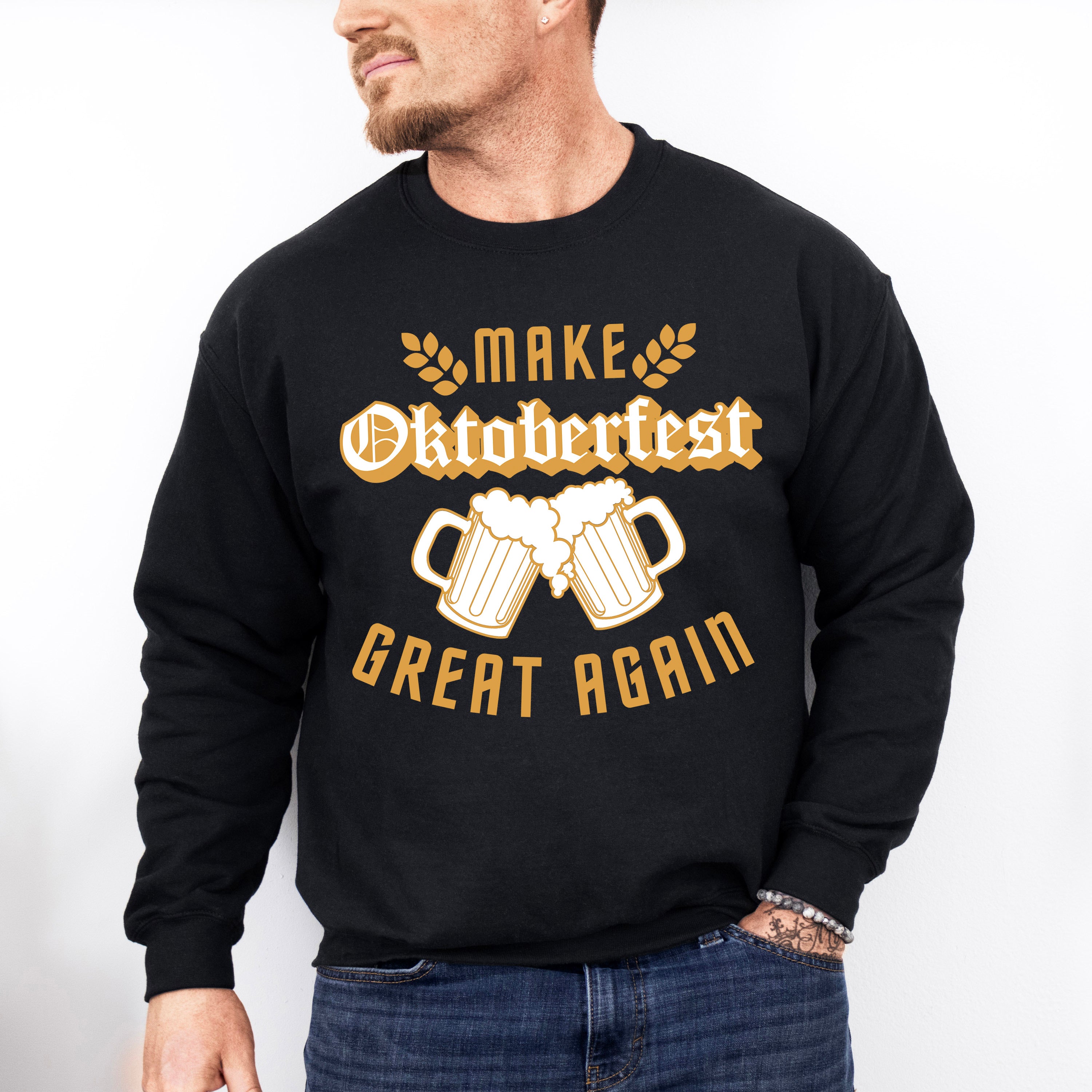 Make Oktoberfest Great Again - Oktoberfest Unisex Crewneck T-Shirt Sweatshirt Hoodie