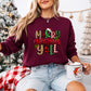 Merry Christmas Y'all - Christmas Unisex Crewneck T-Shirt Sweatshirt Hoodie