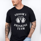 Groom's Drinking Team - Bachelor Unisex Crewneck T-Shirt Sweatshirt Hoodie