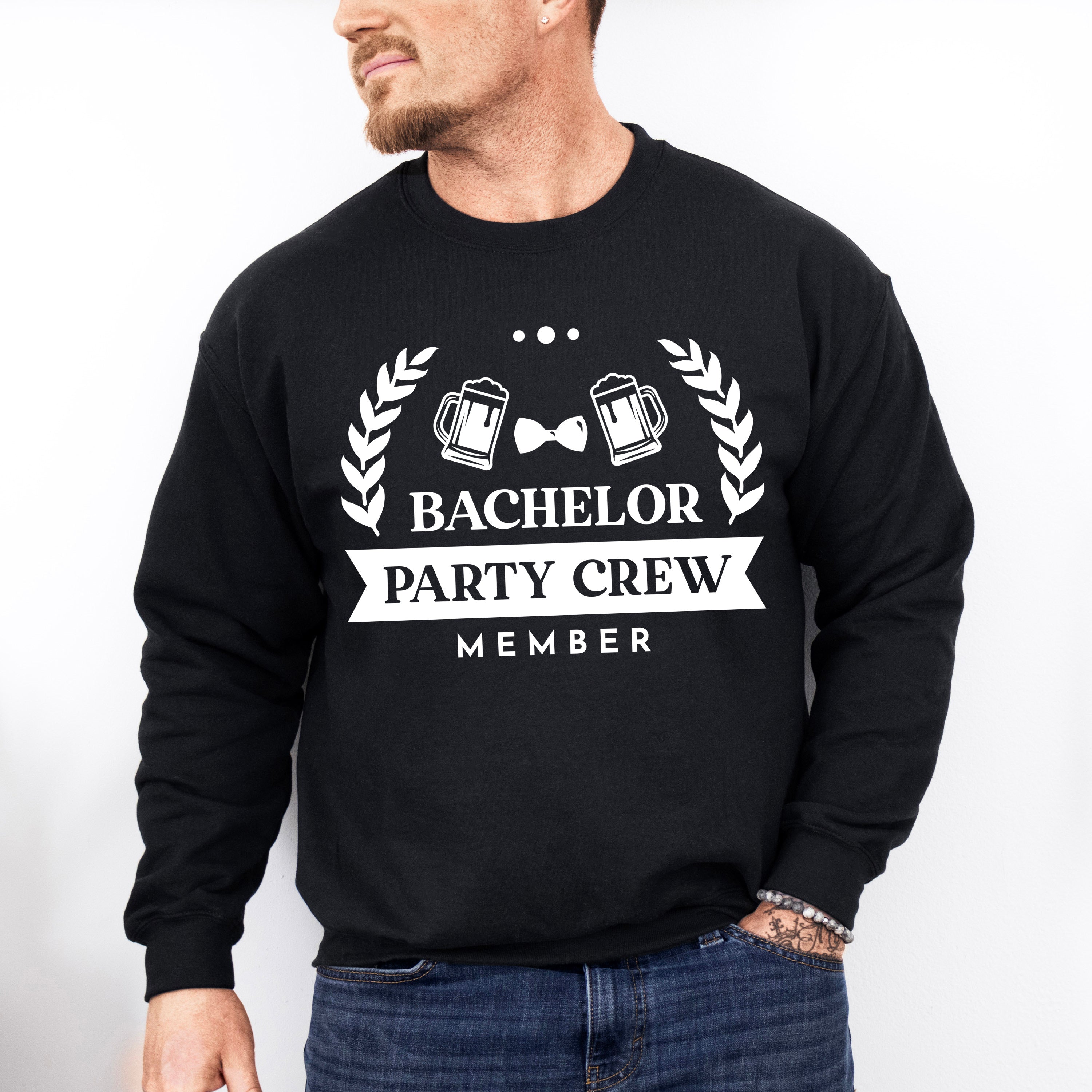 Bachelor Party Crew Member - Bachelor Unisex Crewneck T-Shirt Sweatshirt Hoodie