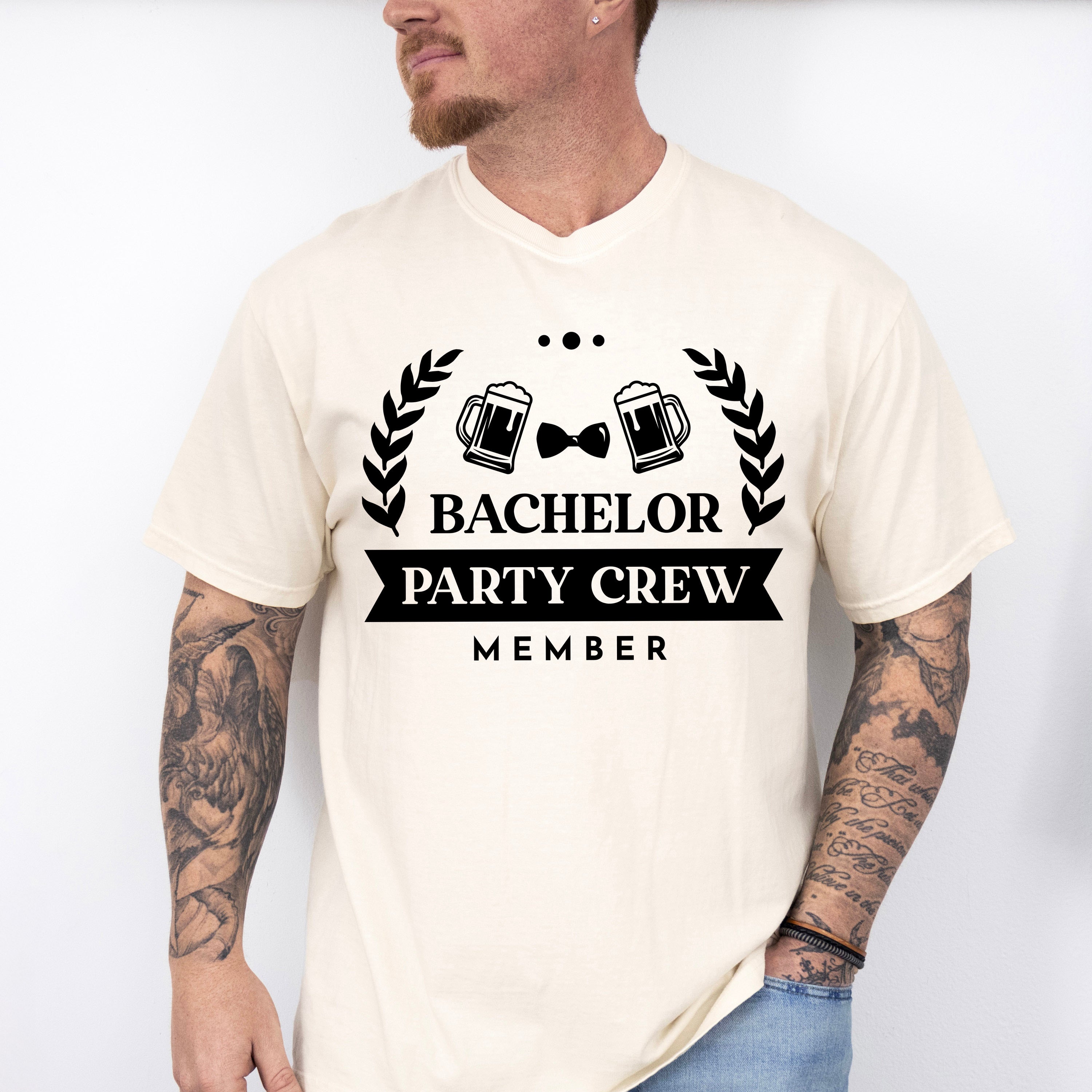 Bachelor Party Crew Member - Bachelor Unisex Crewneck T-Shirt Sweatshirt Hoodie