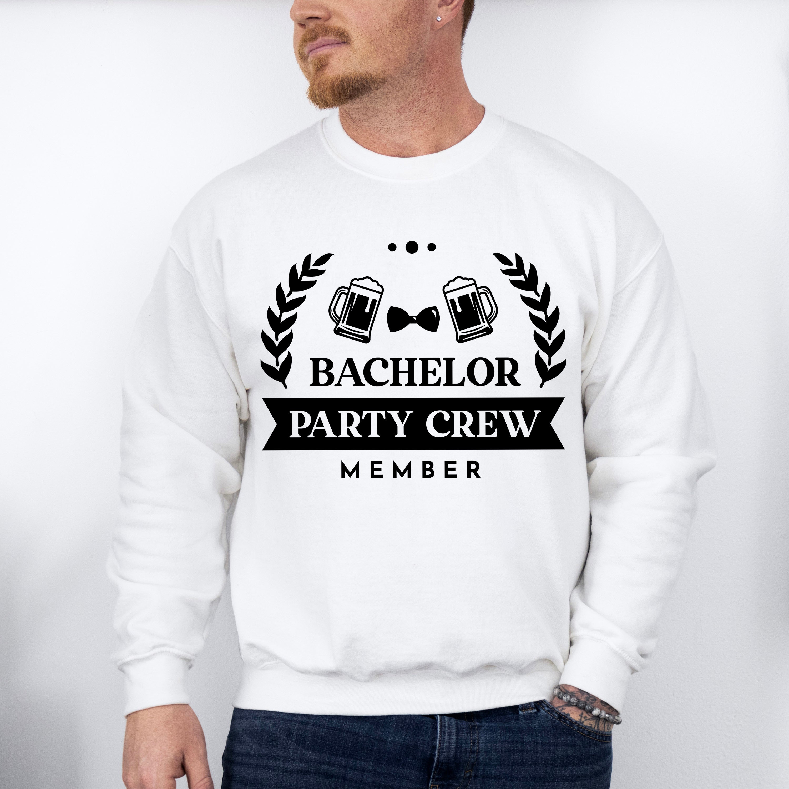 Bachelor Party Crew Member - Bachelor Unisex Crewneck T-Shirt Sweatshirt Hoodie
