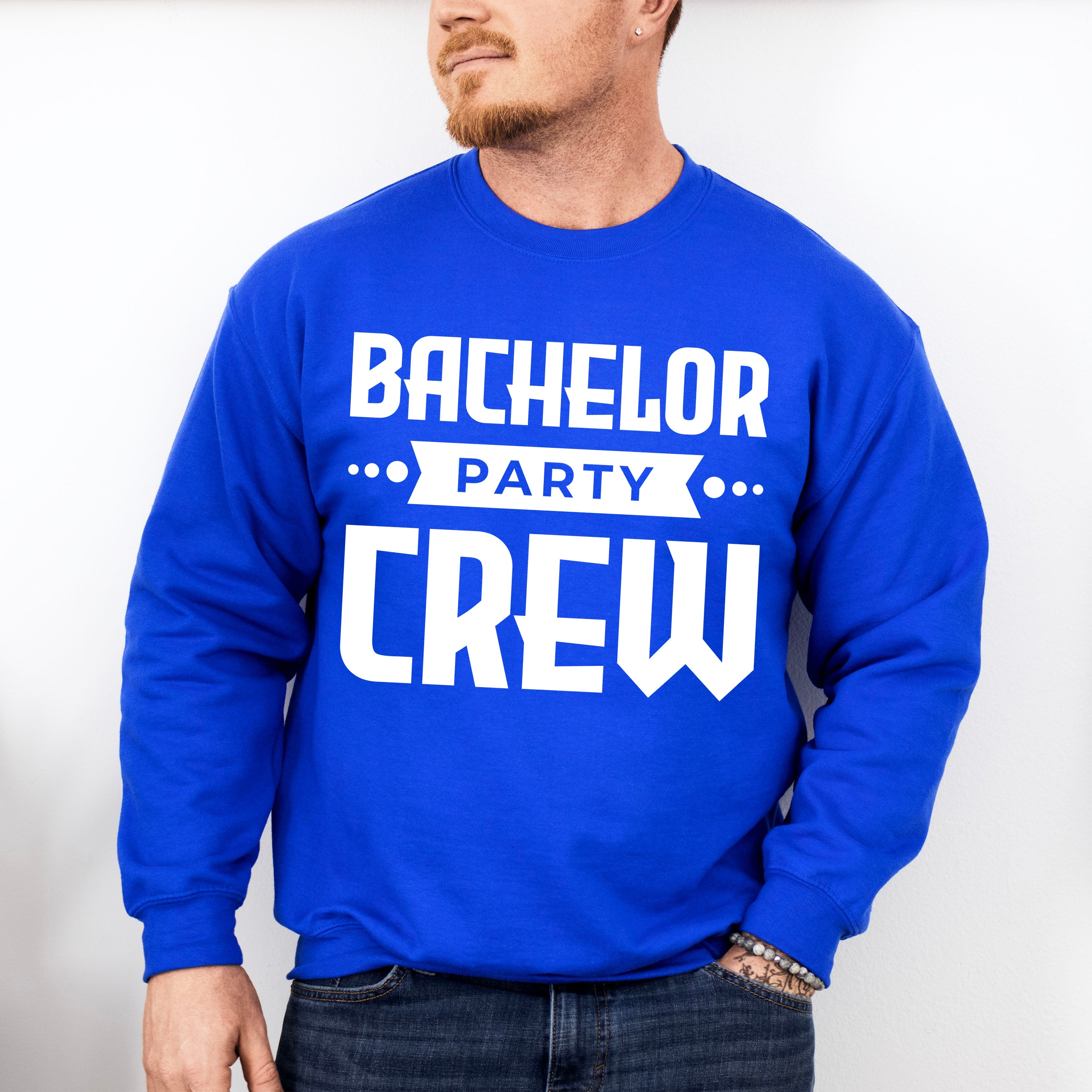 Bachelor Party Crew Design - Bachelor Unisex Crewneck T-Shirt Sweatshirt Hoodie