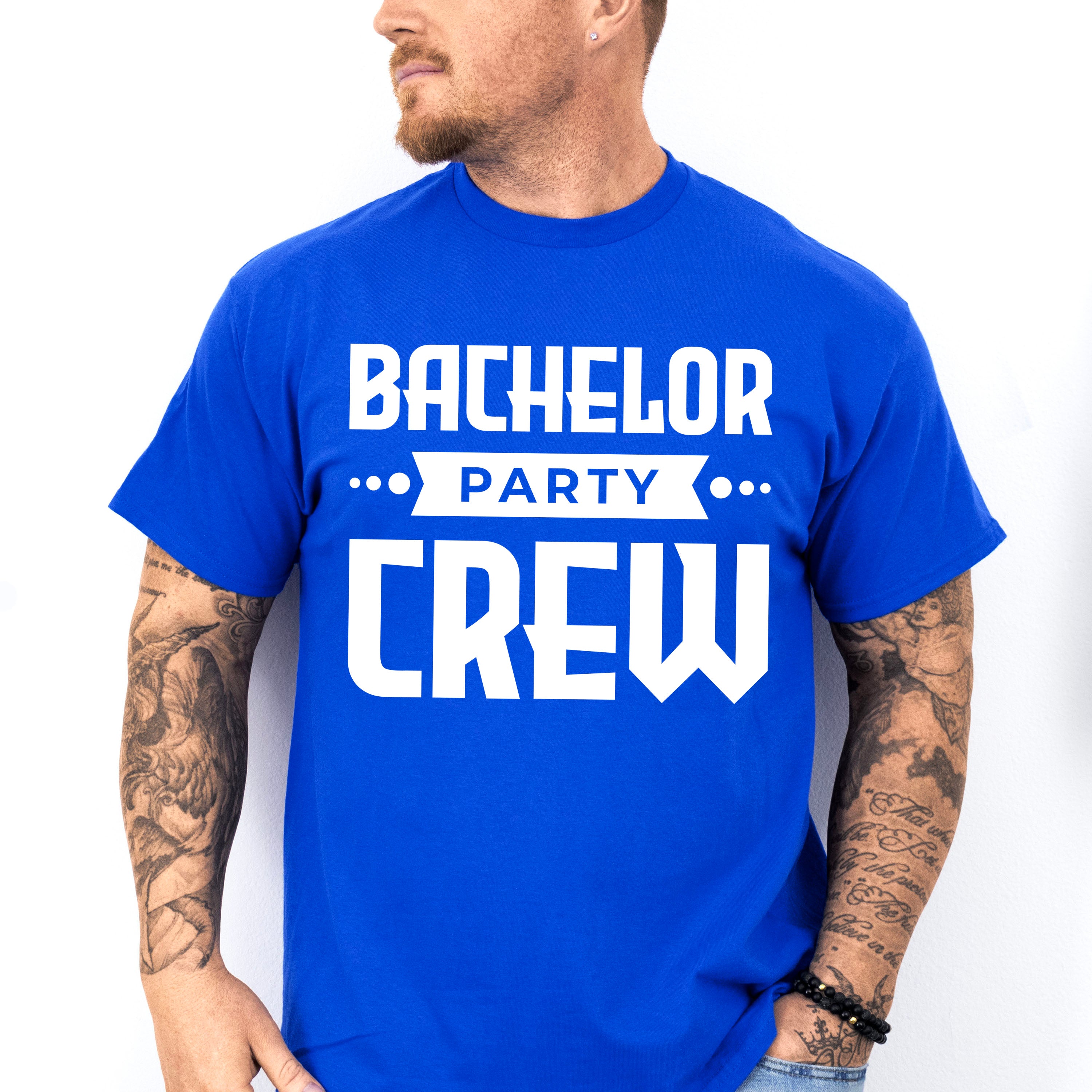 Bachelor Party Crew Design - Bachelor Unisex Crewneck T-Shirt Sweatshirt Hoodie