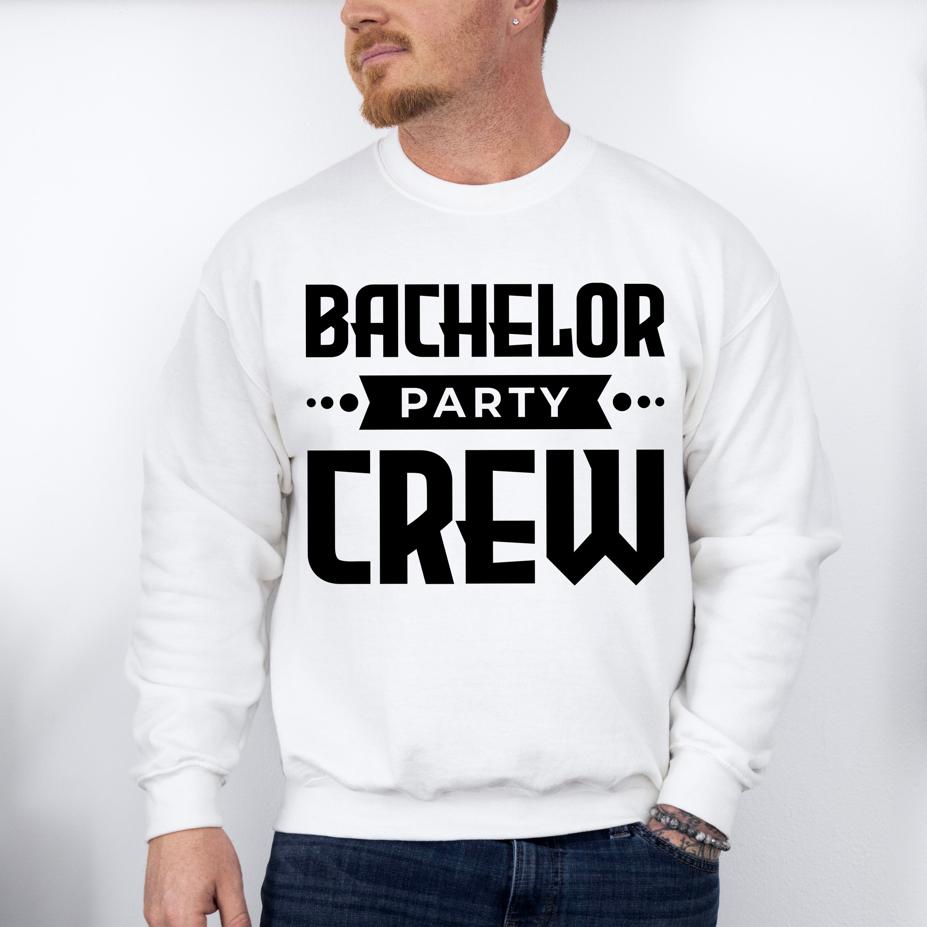 Bachelor Party Crew Design - Bachelor Unisex Crewneck T-Shirt Sweatshirt Hoodie