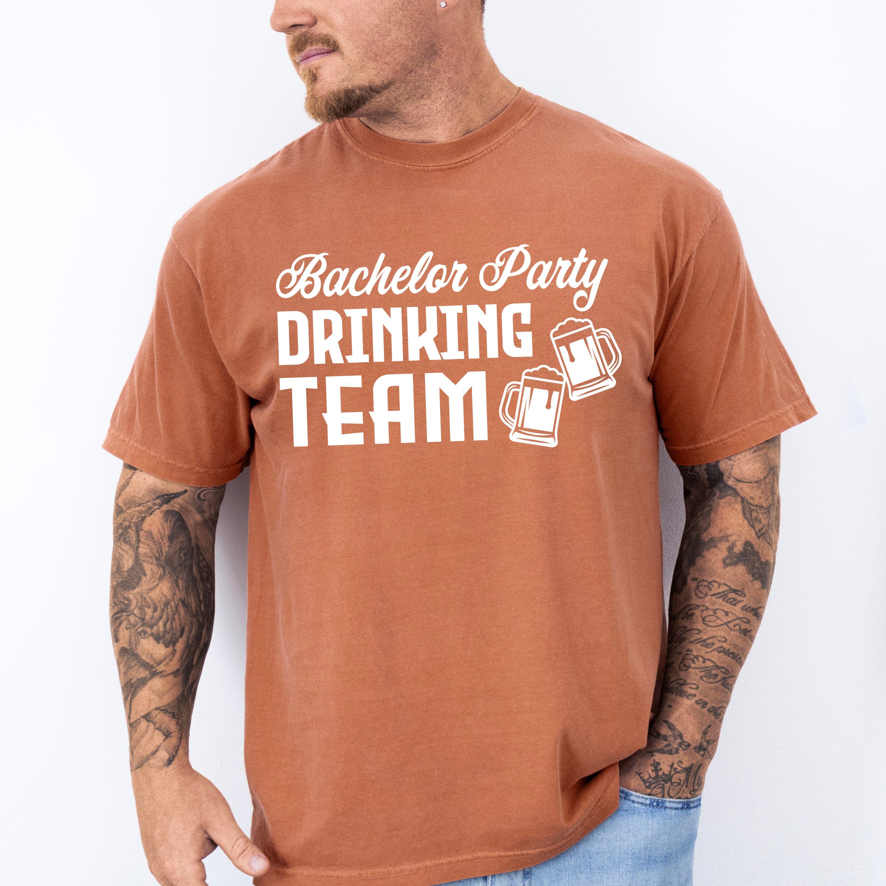 Bachelor Party Drinking Team - Bachelor Unisex Crewneck T-Shirt Sweatshirt Hoodie