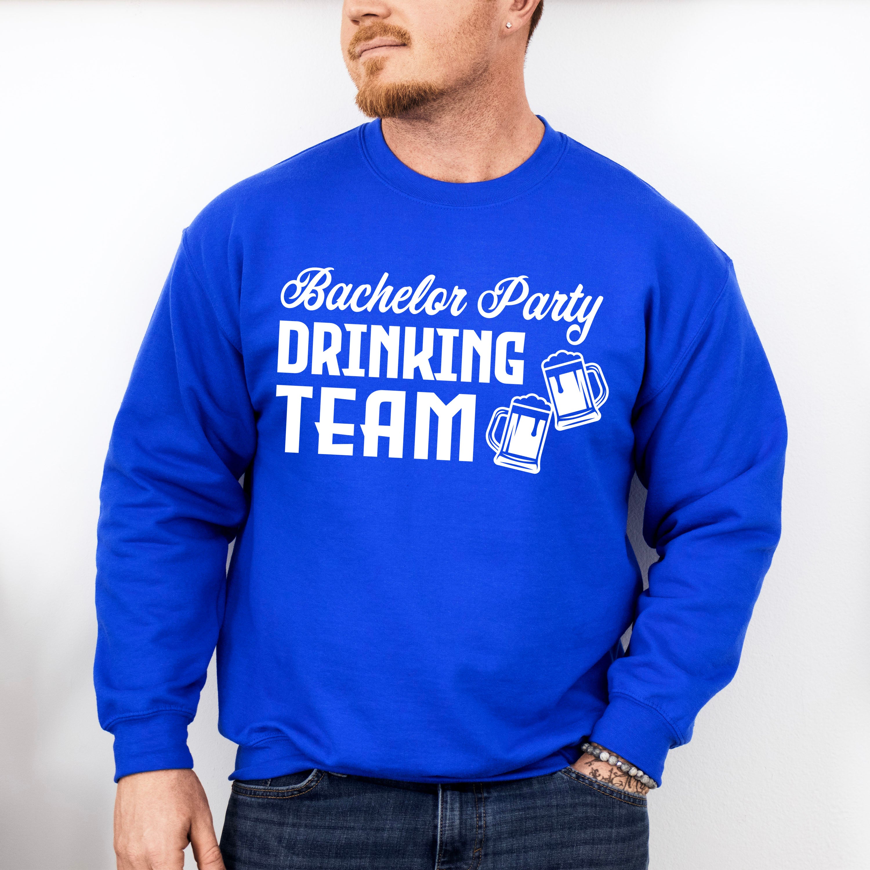 Bachelor Party Drinking Team - Bachelor Unisex Crewneck T-Shirt Sweatshirt Hoodie
