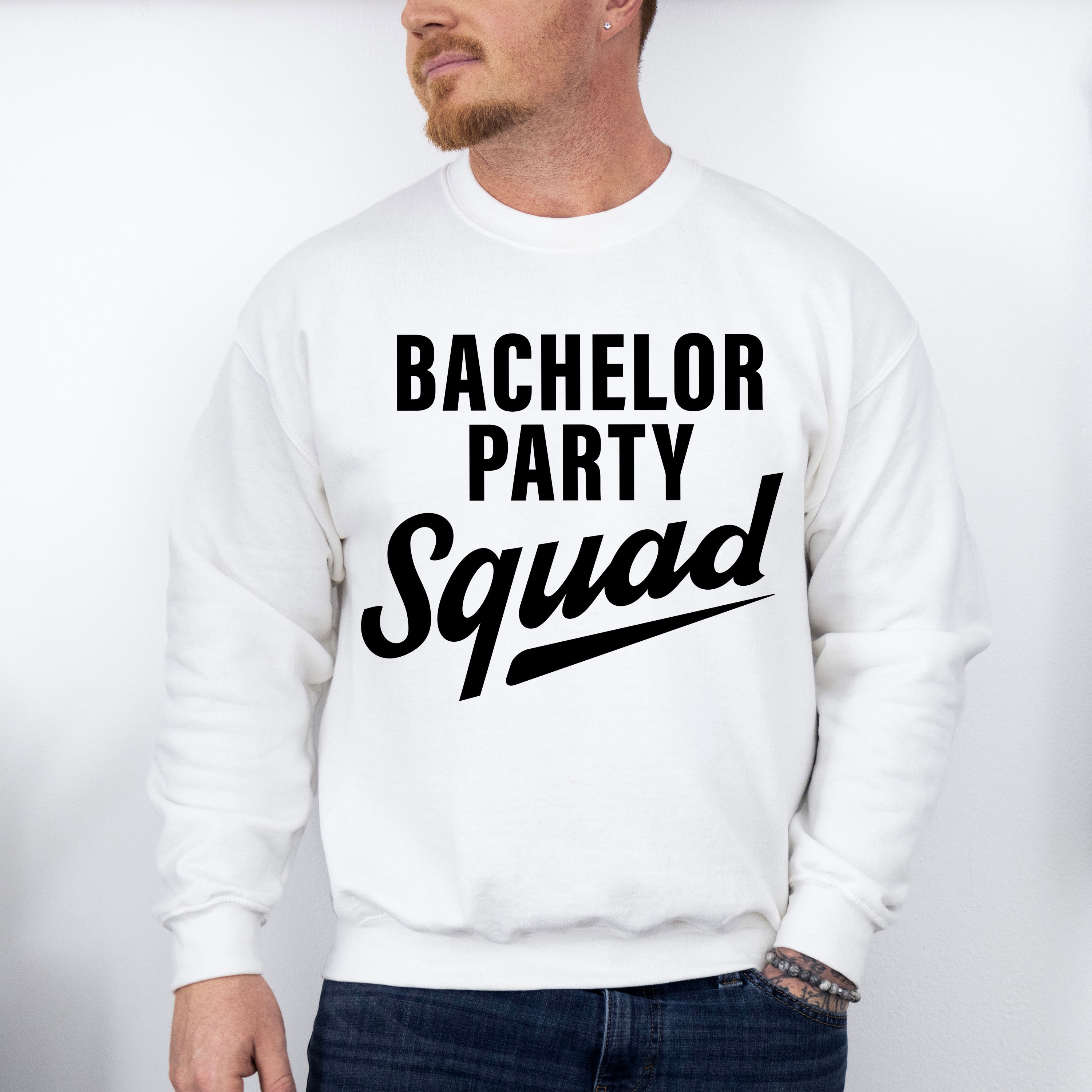 Bachelor Party Squad - Bachelor Unisex Crewneck T-Shirt Sweatshirt Hoodie