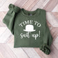 Time To Suit Up Hat Design - Bachelor Unisex Crewneck T-Shirt Sweatshirt Hoodie