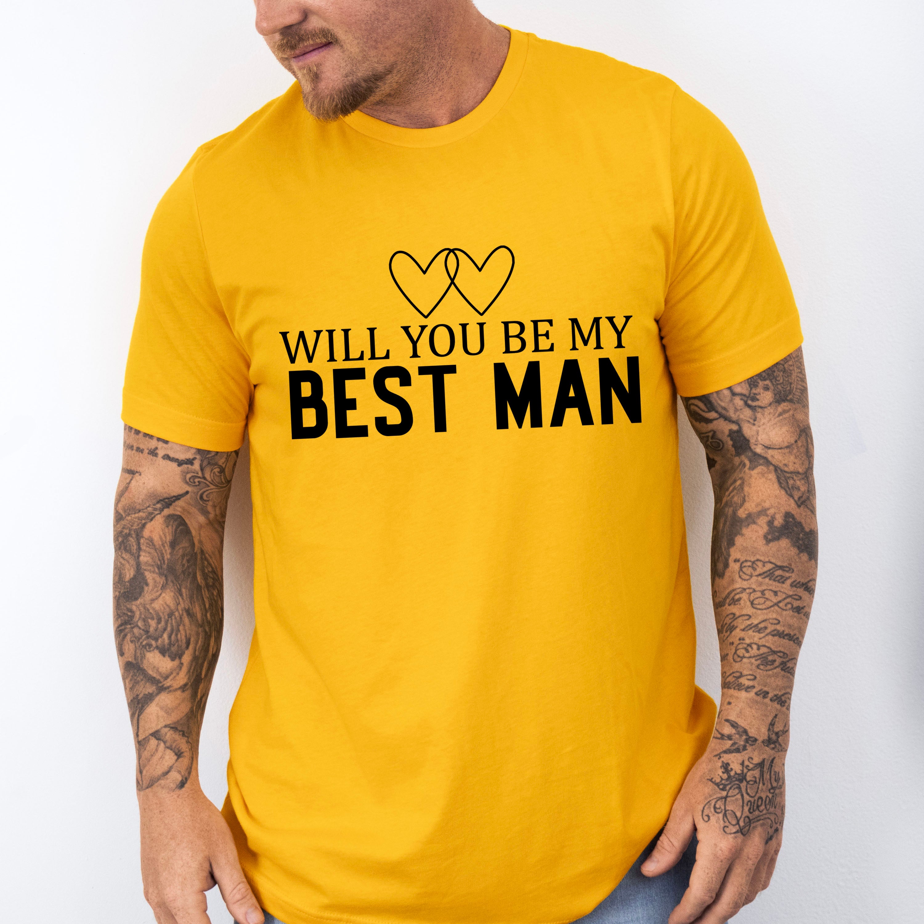 Will You Be My Best Man - Bachelor Unisex Crewneck T-Shirt Sweatshirt Hoodie