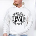 Best Man Bow Tie Design - Bachelor Unisex Crewneck T-Shirt Sweatshirt Hoodie