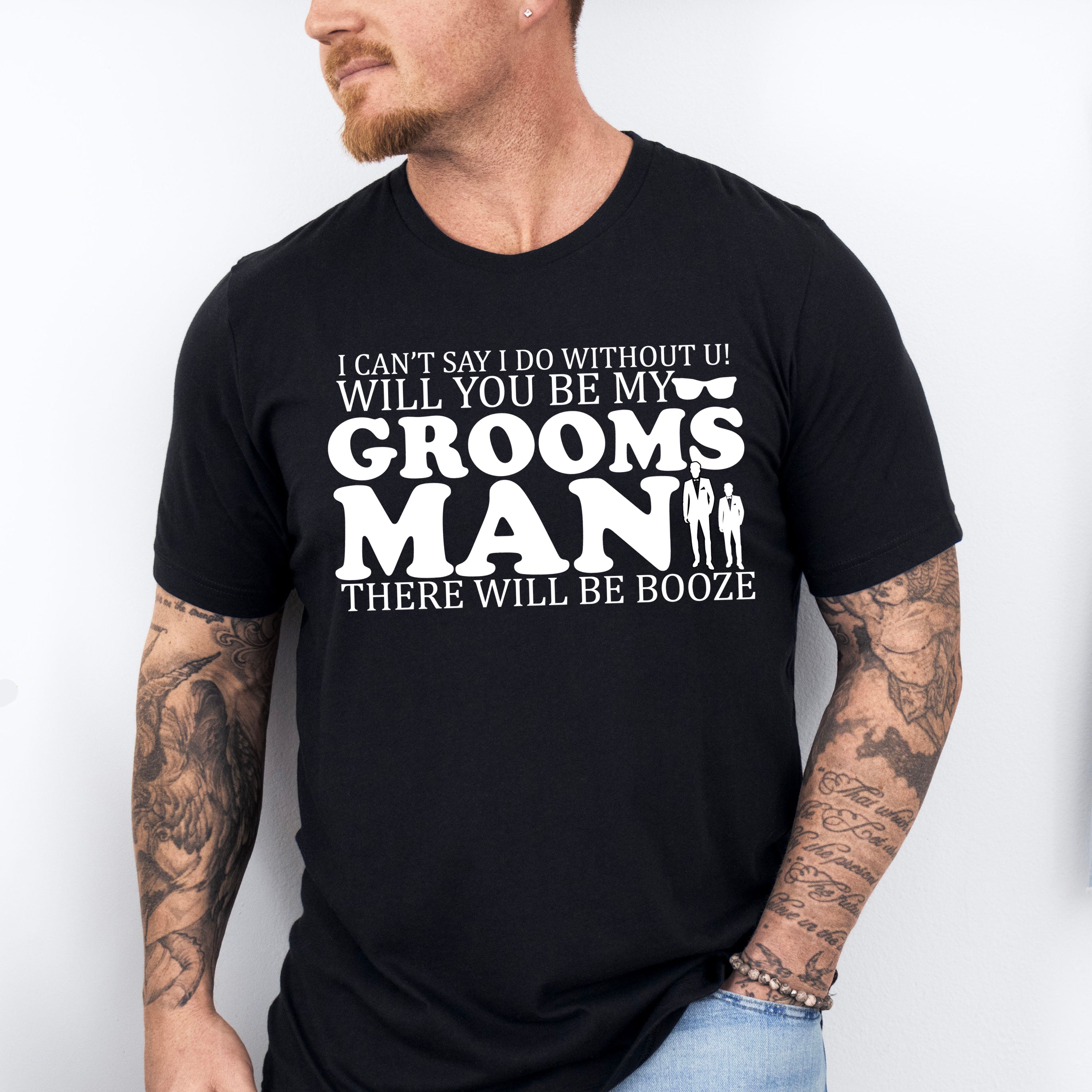 There Will Be Booze - Bachelor Unisex Crewneck T-Shirt Sweatshirt Hoodie