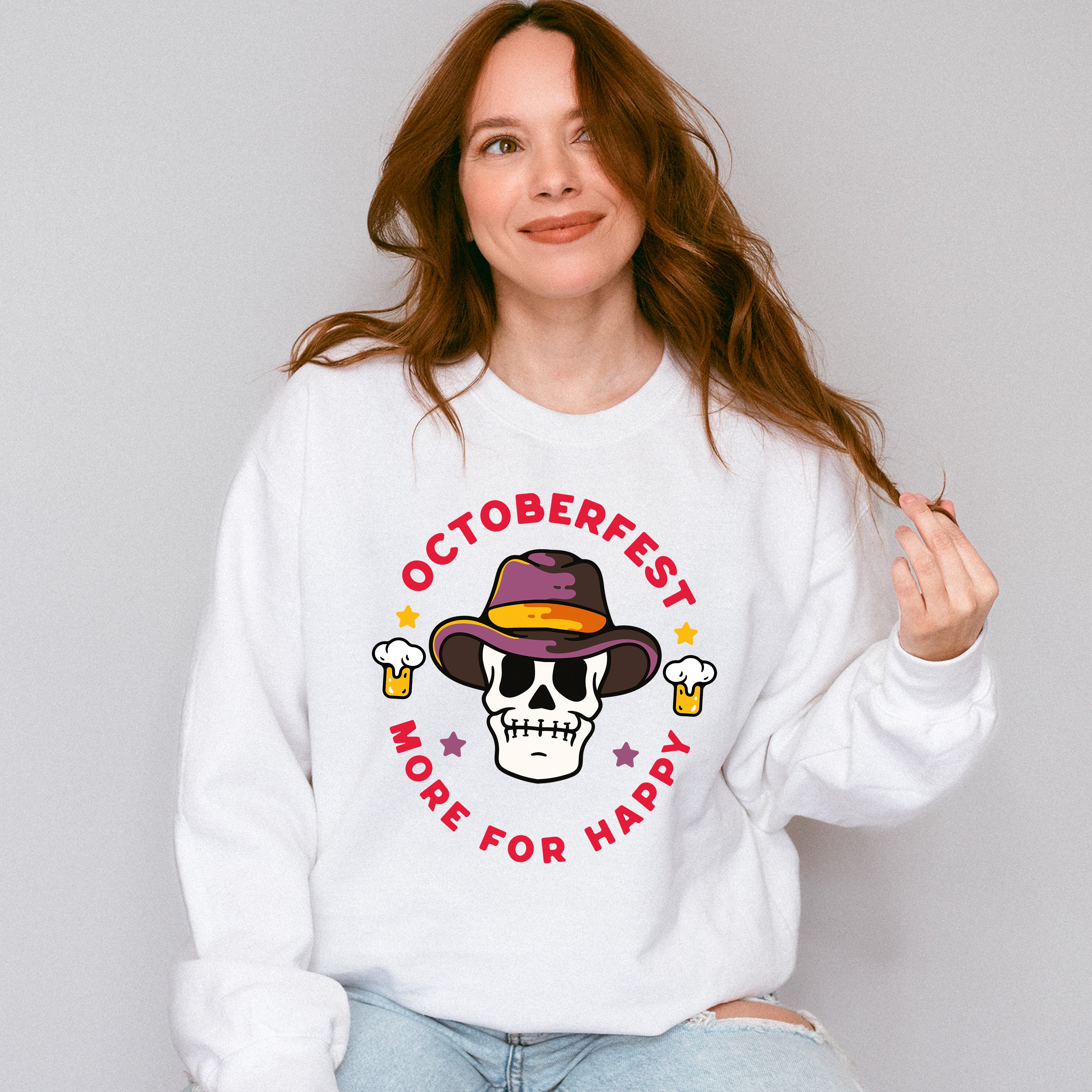 Oktoberfest More For Happy - Oktoberfest Unisex Crewneck T-Shirt Sweatshirt Hoodie