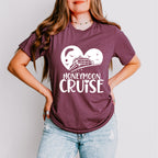 Honeymoon Cruise Heart Design - Honeymoon Unisex Crewneck T-Shirt Sweatshirt Hoodie
