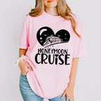 Honeymoon Cruise Heart Design - Honeymoon Unisex Crewneck T-Shirt Sweatshirt Hoodie
