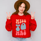 Miss To Mrs - Bachelorette Unisex Crewneck T-Shirt Sweatshirt Hoodie