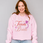 Team Bride Ring Design - Bachelorette Unisex Crewneck T-Shirt Sweatshirt Hoodie