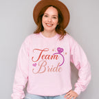 Team Bride Ring Design - Bachelorette Unisex Crewneck T-Shirt Sweatshirt Hoodie