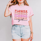 Flower Girl Colorful Design - Bachelorette Unisex Crewneck T-Shirt Sweatshirt Hoodie