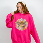 Blessed Bride Flowers Design - Bachelorette Unisex Crewneck T-Shirt Sweatshirt Hoodie