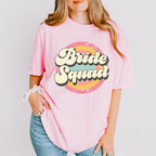 Bride Squad Circular Design - Bachelorette Unisex Crewneck T-Shirt Sweatshirt Hoodie