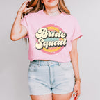 Bride Squad Circular Design - Bachelorette Unisex Crewneck T-Shirt Sweatshirt Hoodie