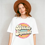 Bride Squad Circular Design - Bachelorette Unisex Crewneck T-Shirt Sweatshirt Hoodie