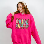 Bride Squad Checkered Brown Design - Bachelorette Unisex Crewneck T-Shirt Sweatshirt Hoodie