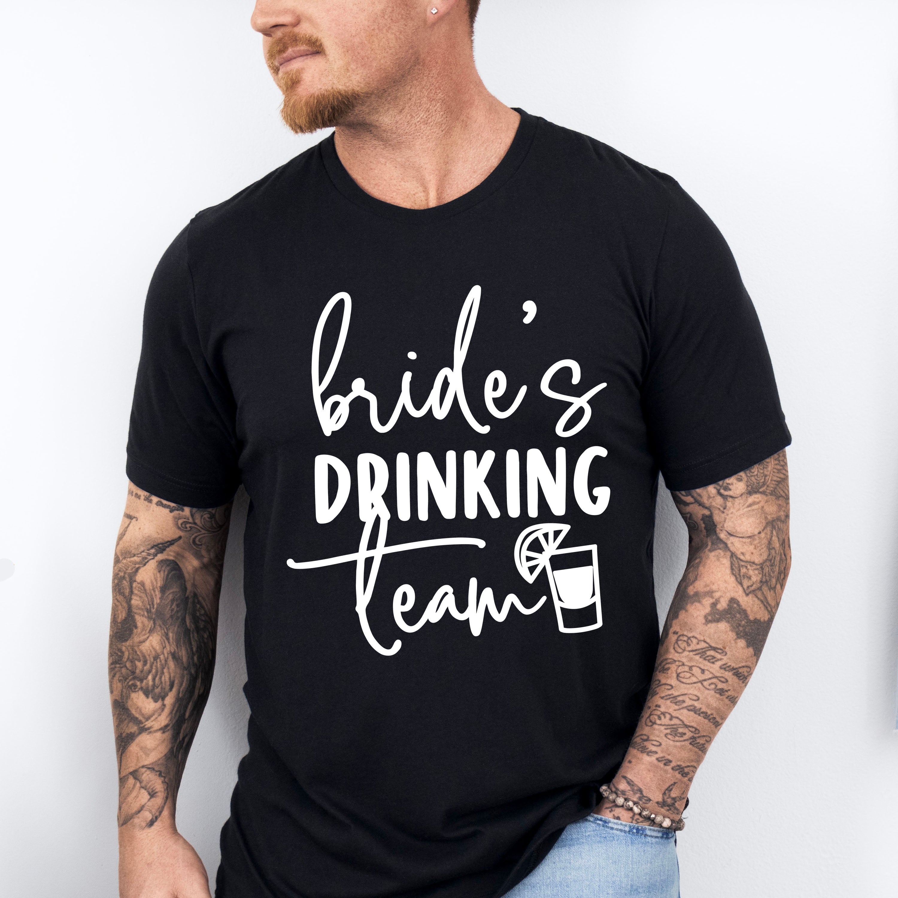 Bride's Drinking Team - Wedding Crew Unisex Crewneck T-Shirt Sweatshirt Hoodie