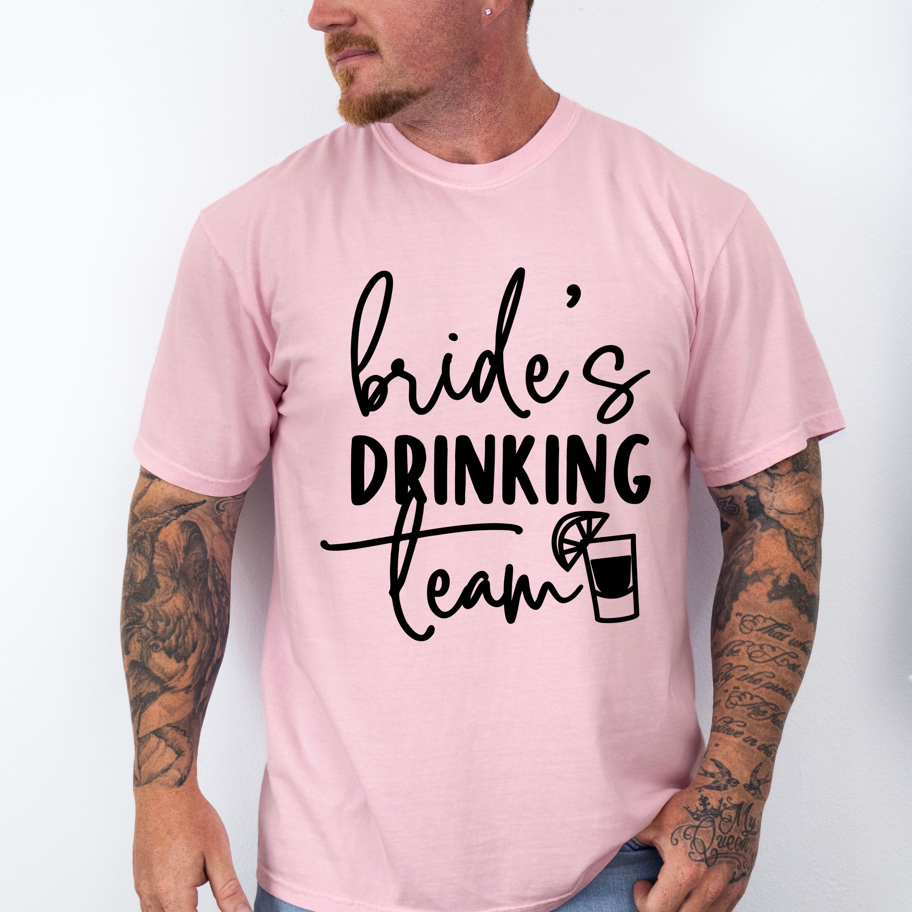 Bride's Drinking Team - Wedding Crew Unisex Crewneck T-Shirt Sweatshirt Hoodie