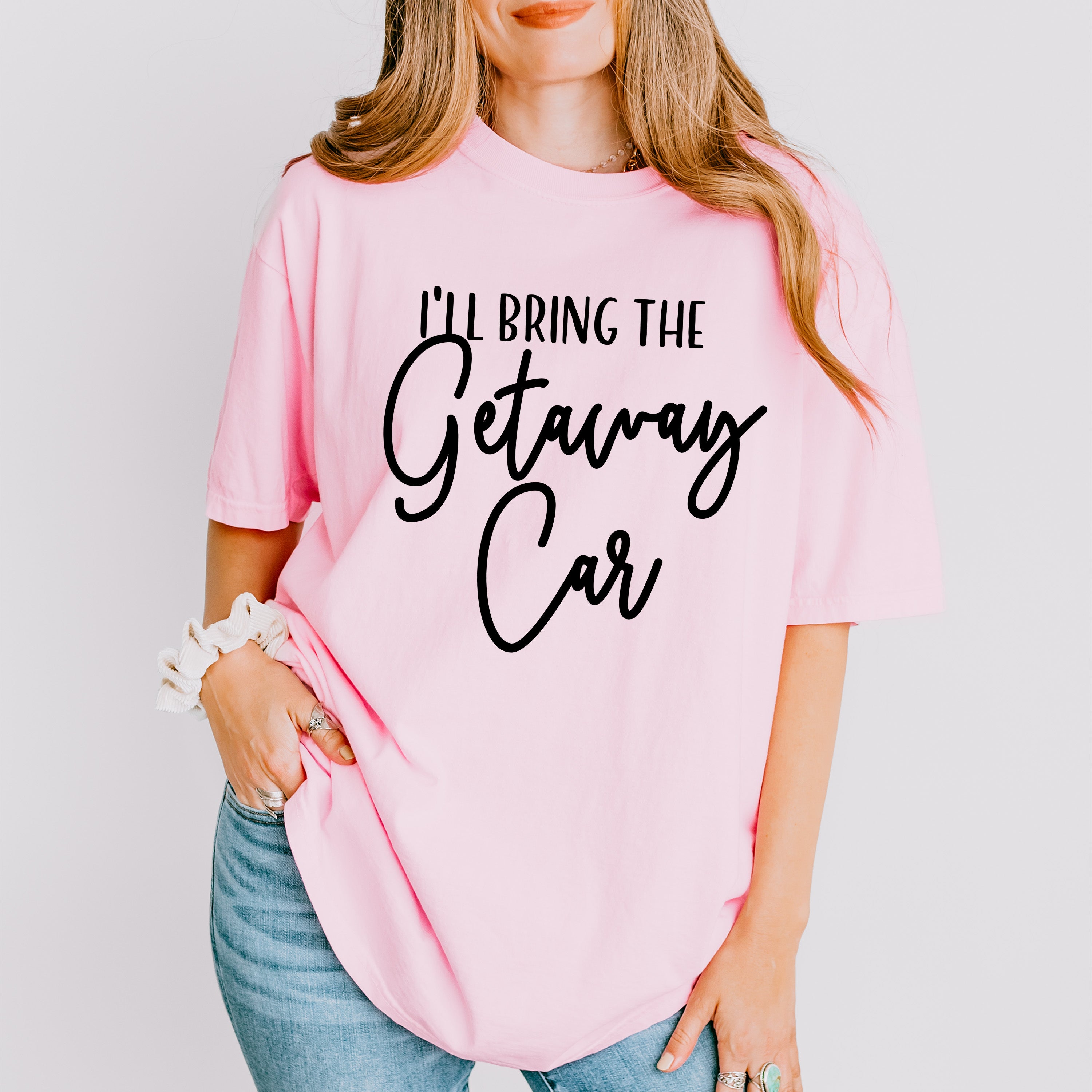 I'll Bring The Getaway Car - Wedding Crew Unisex Crewneck T-Shirt Sweatshirt Hoodie