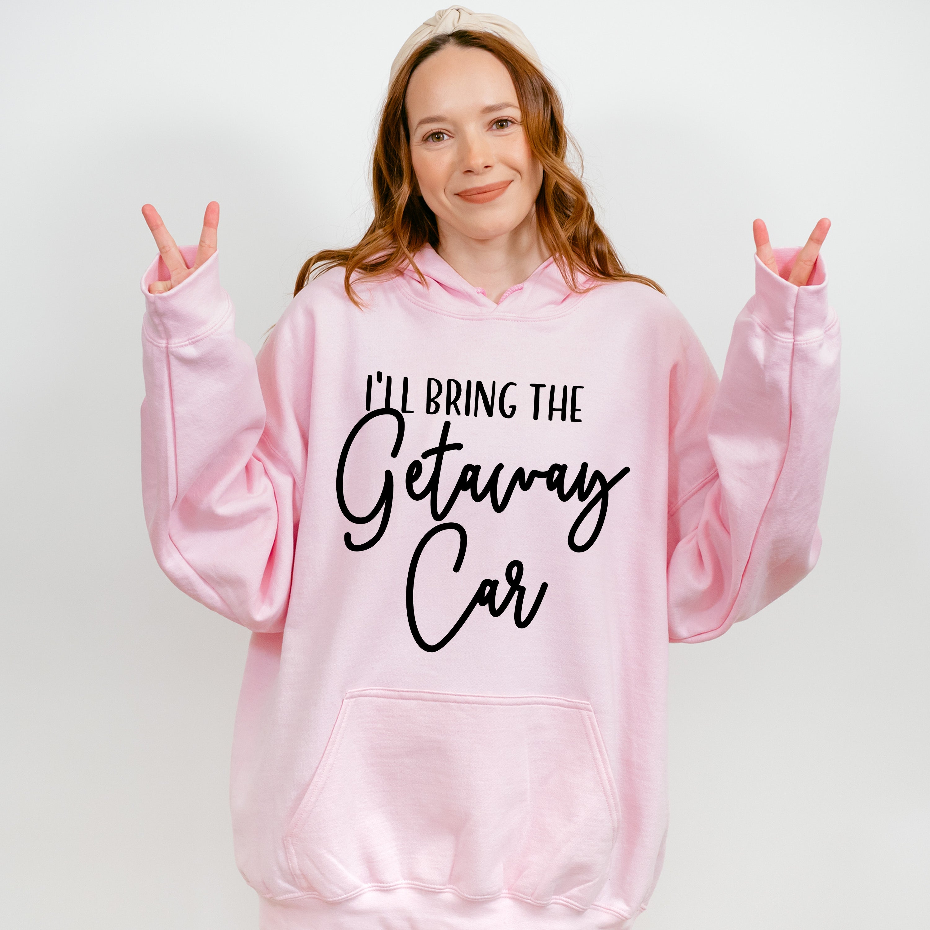 I'll Bring The Getaway Car - Wedding Crew Unisex Crewneck T-Shirt Sweatshirt Hoodie