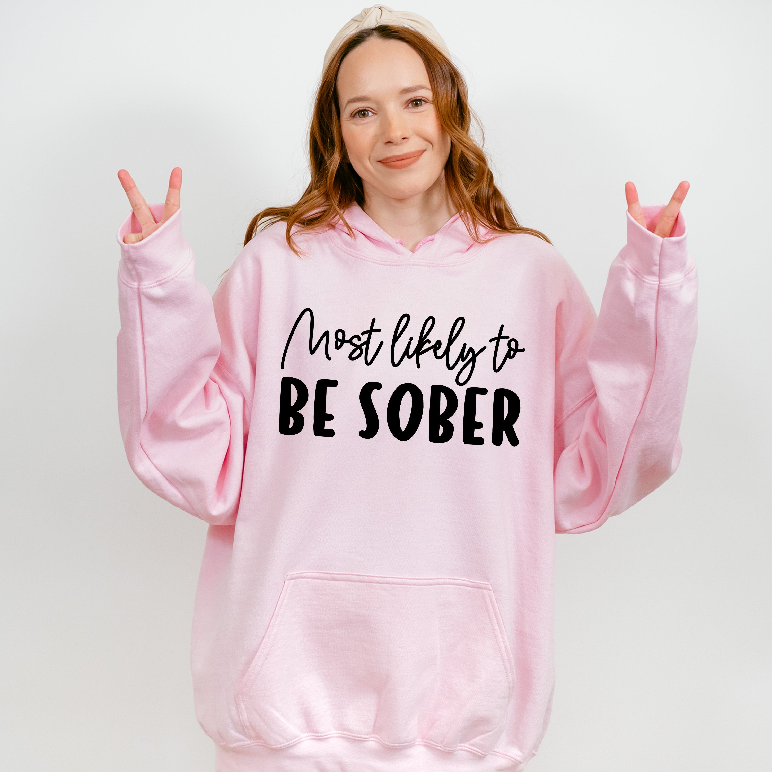 Most Likely To Be Sober - Wedding Crew Unisex Crewneck T-Shirt Sweatshirt Hoodie