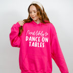 Most Likely To Dance On Tables - Wedding Crew Unisex Crewneck T-Shirt Sweatshirt Hoodie