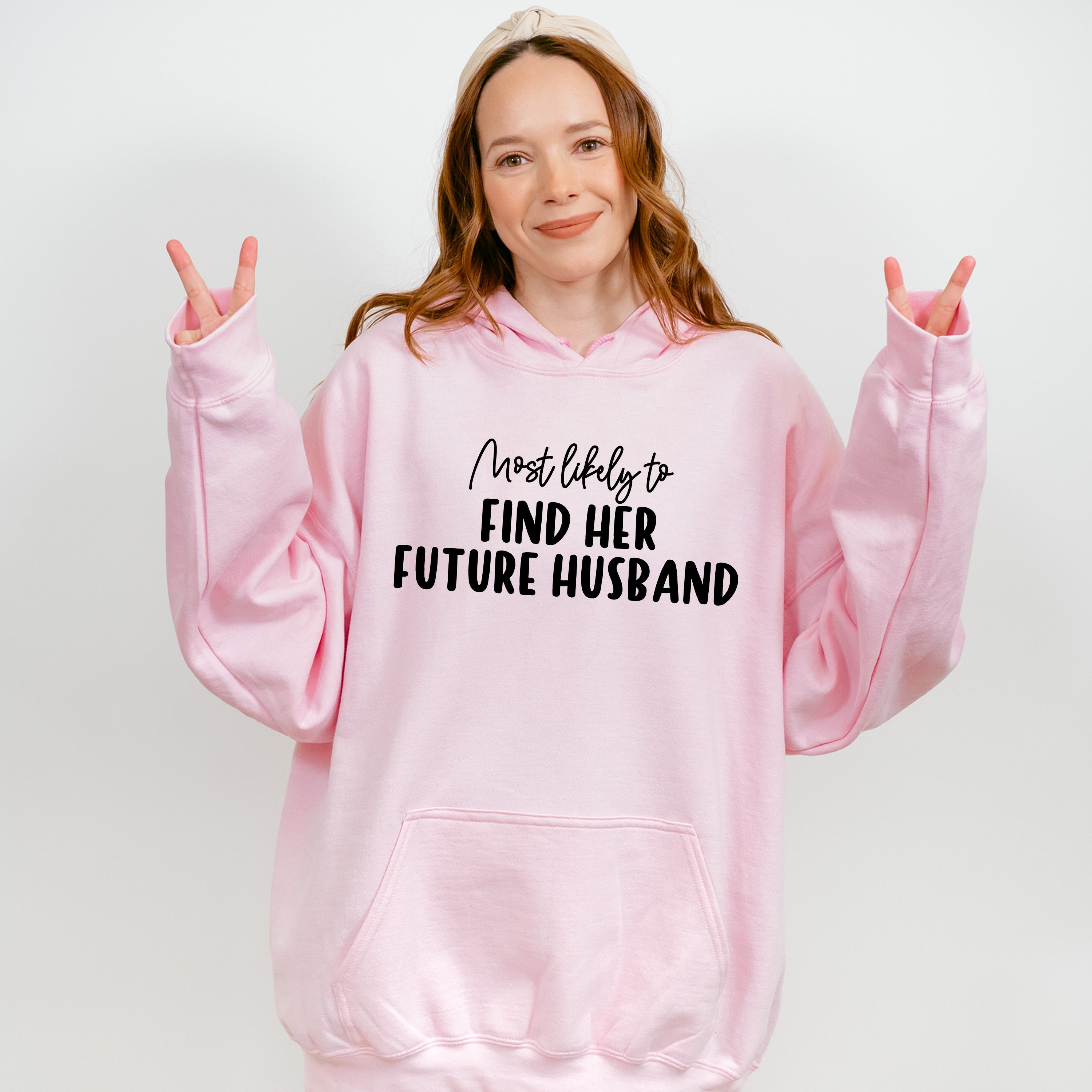 Most Likely To Find Her Future Husband - Wedding Crew Unisex Crewneck T-Shirt Sweatshirt Hoodie