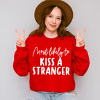 Most Likely To Kiss A Stranger - Wedding Crew Unisex Crewneck T-Shirt Sweatshirt Hoodie
