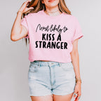 Most Likely To Kiss A Stranger - Wedding Crew Unisex Crewneck T-Shirt Sweatshirt Hoodie