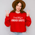 Most Likely To Order Shots - Wedding Crew Unisex Crewneck T-Shirt Sweatshirt Hoodie