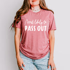 Most Likely To Pass Out - Wedding Crew Unisex Crewneck T-Shirt Sweatshirt Hoodie