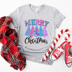 Merry Christmas Trees - Christmas Unisex Crewneck T-Shirt Sweatshirt Hoodie