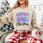 Merry Christmas Trees - Christmas Unisex Crewneck T-Shirt Sweatshirt Hoodie
