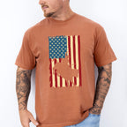 American Flag Design - Rodeo Unisex Crewneck T-Shirt Sweatshirt Hoodie