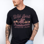Wild Spirit Adventure Awaits Design - Rodeo Unisex Crewneck T-Shirt Sweatshirt Hoodie