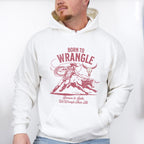 Born To Wrangle Design - Rodeo Unisex Crewneck T-Shirt Sweatshirt Hoodie