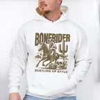 Bonerider Rustling Up Style Design - Rodeo Unisex Crewneck T-Shirt Sweatshirt Hoodie