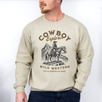Cowboy Wild Western Design - Rodeo Unisex Crewneck T-Shirt Sweatshirt Hoodie