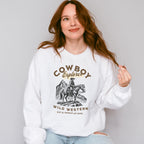 Cowboy Wild Western Design - Rodeo Unisex Crewneck T-Shirt Sweatshirt Hoodie