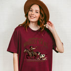 Cowboy Life Wrangle Em All Design - Rodeo Unisex Crewneck T-Shirt Sweatshirt Hoodie