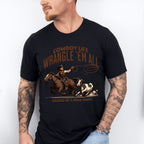 Cowboy Life Wrangle Em All Design - Rodeo Unisex Crewneck T-Shirt Sweatshirt Hoodie